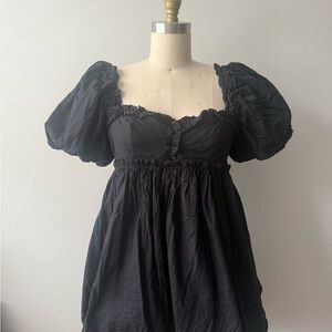 Free People Black Mini Dress